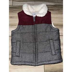 18-24 Mo Old Navy Vest With Fur Lining